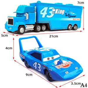 WINE Lightning McQueen Truck Metal Diecast Collection Model billegetøj type-A4