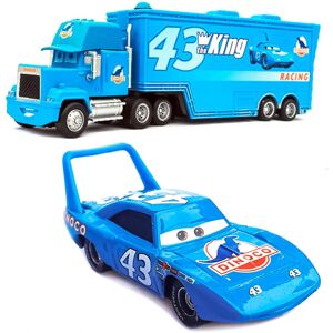 LEIGELE Biler Film Mcqueen & The King& Chick Hicks & Mack Lastbil Onkel Diecast Køretøjslegetøjssæt B