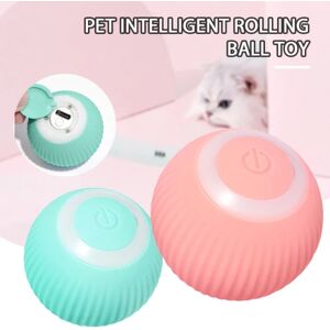 Cat Automatic Rolling Ball Elektrisk Kattelegetøjsbold Interaktivt Kattelegetøj turkis - Perfet turquoise