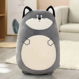 Squishmallow Pude Dukke Kawaii Animal Fat Dinosaur Pude Plys Unicorn Siberian Husky 80cm