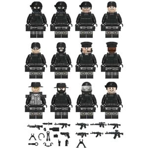 Militær Swat Team Figur Legoingly Set By Police Model Building Blocks- Perfet