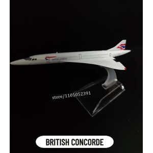 Skala 1:400 Metal Fly Replica Dhl Boeing 757 Airplane Diecast Model Fly Home Office Miniaturelegetøj til børn - Perfet 157.UK concorde