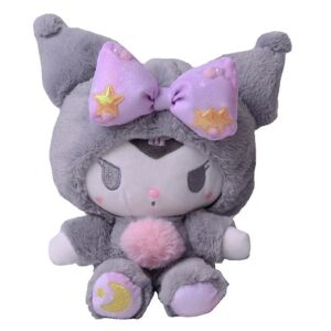 Sanrio Series tegneserievedhæng 23 cm Melodi Plys Dukke Legetøj Present - Perfet Kuromi