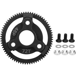 48P Steel Spur Gear Hærdet RC Steel Spur Gear Sæt til Traxxas Slash 2WD 1/10 RC Car Opgraderede Dele 72T