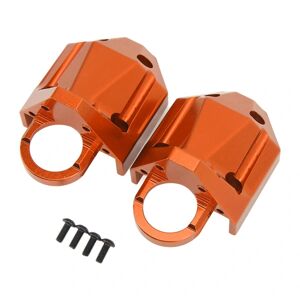 RC-bagaksel gearkassehus Aluminiumlegering Stærk Nem installation RC-aksel gearkassehus til TRAXXAS 1/7 UDR Orange