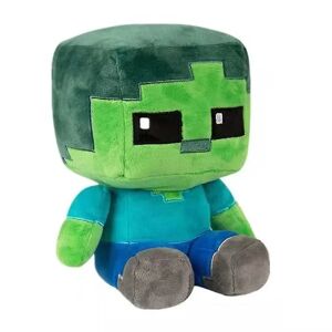 Minecraft New Green Zombie Steve Game Surrounding Plush Toys Dolls 26cm