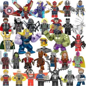 32 stk Marvel Avengers Super Hero Comic Mini Figures Dc Minifigure Gave Til Børn