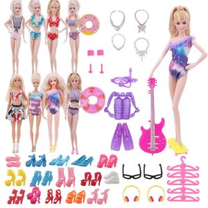 40 stykker 27-29cm pige dukke legetøj Barbie dukke tøj legetøj tilbehør