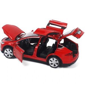 TFXHUA 1: 32 Tesla Model Xs Alubil Model Rød red