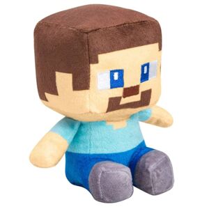 HKWWW Minecraft Plys Dukke Blødt Kreativ Gave Udstoppet Legetøj[HK] Sitting Steve