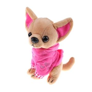 HKWWW Lille Vest Chihuahua Hunde Plys Legetøj Fyldt Om 17 cm Børn Fødselsdagsjulegave 1 stk Fire farver[HK] 1 Pc Rose