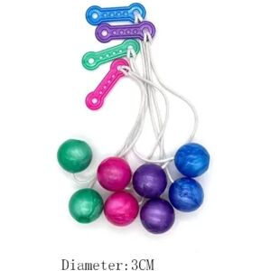 2/4 STK Clack Ball Click Clackers Legetøj 3CM(4STK) 3CM(4STK) 3CM(4PCS)