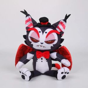 YIXI 30 cm Helluva Boss Fizzarolli Plys Legetøj Blød Plys Dyre Doll Robot Fizz Hazbin Gaming Plys Dukke Velegnet til fangaver F