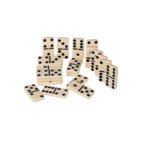 Domino i sten / Domino - Domino spil Warm white