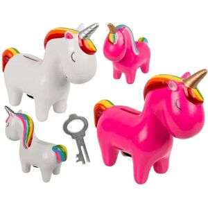 Sparegris Enhjørning / Sparegris - Enhjørning / Pony - 19cm Pink