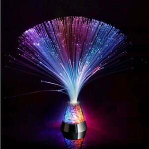 Fiberoptisk lampe / Fiberlampe - Vælg farve Multicolor