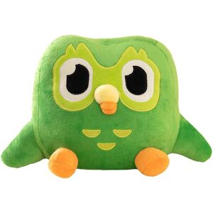 Grøn Duolingo Owl Plys Legetøj Duo Plys fra Duo The Owl tegnefilm Anime Owl Doll