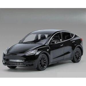 1/32 Tesla Model S Legetøjsbilmodel， Diecast Legering Metal Miniature Lyd & Lys Pull Back 1:32 Collection Gave til drengebørn Tesla Model Y5