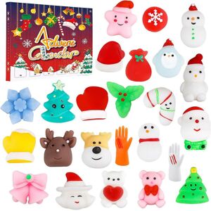 Jul 24 dages nedtælling adventskalender Squishy Toys Blind Box Jul Børn Drenge Piger Gaver