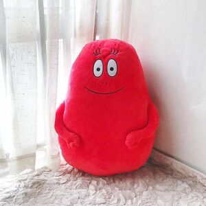 50 cm Familie Barbapapa Plys Legetøj Stor størrelse Blød tegneserie Anime Fyldte Puder Dukke Pude Pudepude Legetøj Til Børn Børn Gave Red about 50cm