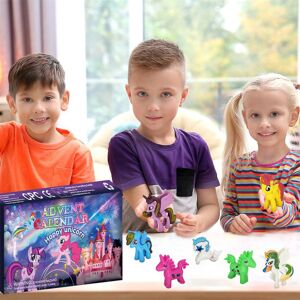 2023 Christmas My Little Pony Figures Legetøj Adventskalender Xmas 24 Dages Nedtællingskalendere Surprise Blind Box Gave Til Drenge Børn Piger