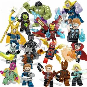 16 stk Marvel Avengers Super Hero Minifigur Gave til børn farverig