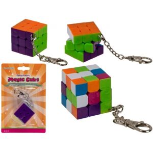 Rubs 3x3 Stickerless Speed Cube med nøglering Multicolor