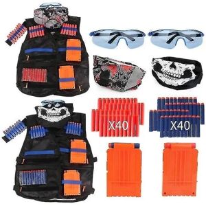 2-pak taktisk vest Toy Nerf Pistol N-strike Elite