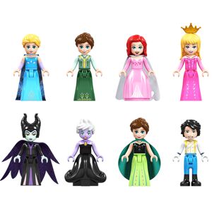 1. prinsesse minifigurer Anna Disney frossen byggeblok legetøjsgave C