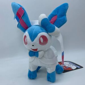 Skinnende Sylveon plys fe Eevee plys dukke udstoppede dyr 8 tommer