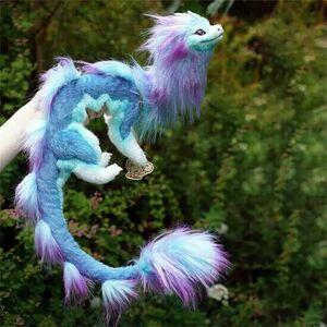 50 cm Blue Sisu Dragon Plys Legetøj Raya og det sidste Drage Legetøj Blødt Plys Dyr Kawaii Dukke Fødselsdagsgave The Last Dragon