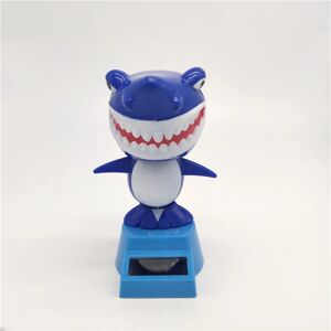 Rystende dukke Bobbleheads til bil Dashboard Ornament Shark Legetøj Bil interiør dekorationer Desktop tilbehør Lille gadget til hjemmekøkken Kontor Interi