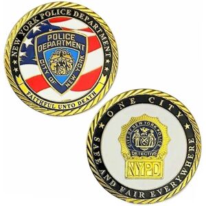 Us Department New York Police Department Nypd Challenge Mønt-samlergave