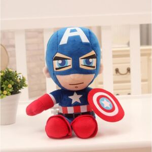 25 cm Marvel Avengers Plys Legetøj Batman Tuffed Dolls Z-WELLNGS Captain America