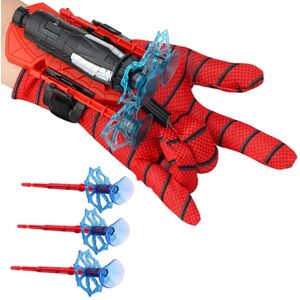 unbranded Spider Gloves Man Web Shooter Legetøj, Spider Kids Plastic Superhelte Launcher Glove Hero Movie Launcher