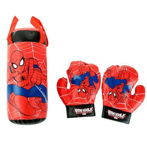 Spider-man boxningssäck for barn, boxningssäckleksak med boxningshandskar och justerbart stativ, födelsedagspresent for pojkar 4-9 år