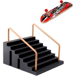 Mini skateboard rampe og tilbehør kit, skateboard park deck tr