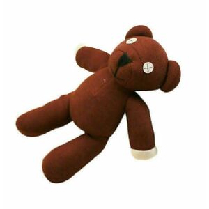 Mr Bean Teddy Plys dukke Brun 25 cm udstoppet figur børnegave C