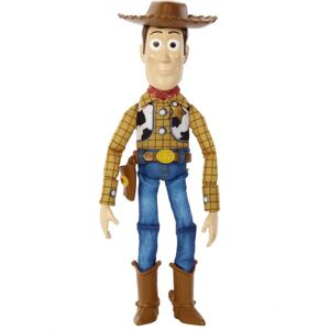 FLOWER LOST Disney og Pixar Toy Story Movie Legetøj, Talking Woody Figur og Ragdoll Body, 20 sætninger, Pull Tab aktiverer lyde, Roundup Fun Woody