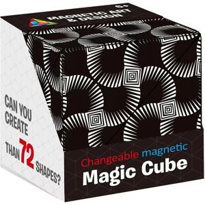 FLOWER LOST 3D Magic Cube, Infinity Flips Magnetic Cubes 72 Shape Fidget Legetøj til børn Voksne Anti Stress Shape Shifting Box Puslespil Legetøj (farve C)