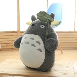 QQQUN 30/40 cm sød anime børne Totoro dukke stor blød pude plys legetøj lotus leaf chinchilla 30cm