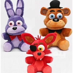 Five Nights at Freddy's Fnaf Game Plyslegetøj Plysdukke til børn 3pcs set