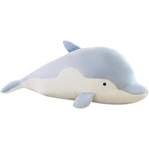 Galaxy Dolphin gosedjur, 35 cm Sød delfinstoppad leksak for flickor Pojkar venner, blå Blå 35cm