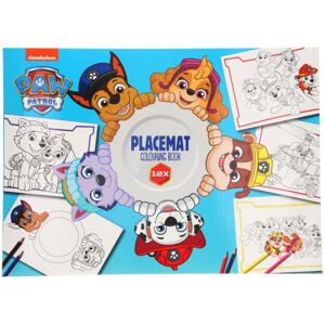 Paw Patrol Malebog Tegneblok Dækkeserviet Børn 42x30cm Multicolor