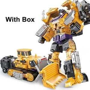 FMYSJ Transformation Robot Toy 6 In1 Engineering Vehicle Model Educational Montering Deformation Action Figur Billegetøj til børn (FMY) JJ631F With Box