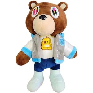 FMYSJ Kanye Teddy Bear Plys Doll Toys West Graduation Steddy Bear Collection Fans Gift Toys (FMY) A