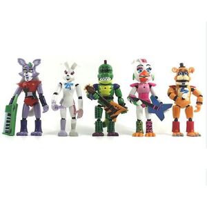FMYSJ Fnaf Actionfigurer inspireret af Five Nights at Freddy's Toys, Jointed Dolls Perfect Collection And Gifts (FMY) 5Pcs