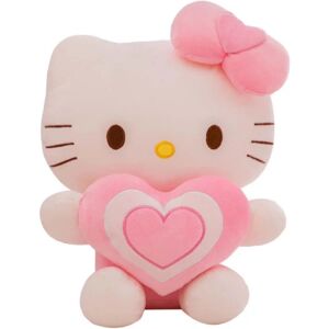 Heyone 11,8 tommer søde Hello Kittys plyslegetøj, hjemmeindretning babydukke, krammedyr udstoppet legetøj, valentines fødselsdagsgave. (Pink)