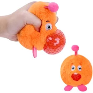 Squishy Little Orange Monster Anti-stress boldlegetøj til børn og voksne - aflaster håndled og fingerstress