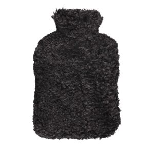 Natures Collection Hot Water Bottle New Zealand Sheepskin Short Wool Curly B: 27 cm - Cappuccino